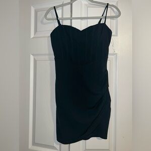 dark green windsor short dress
